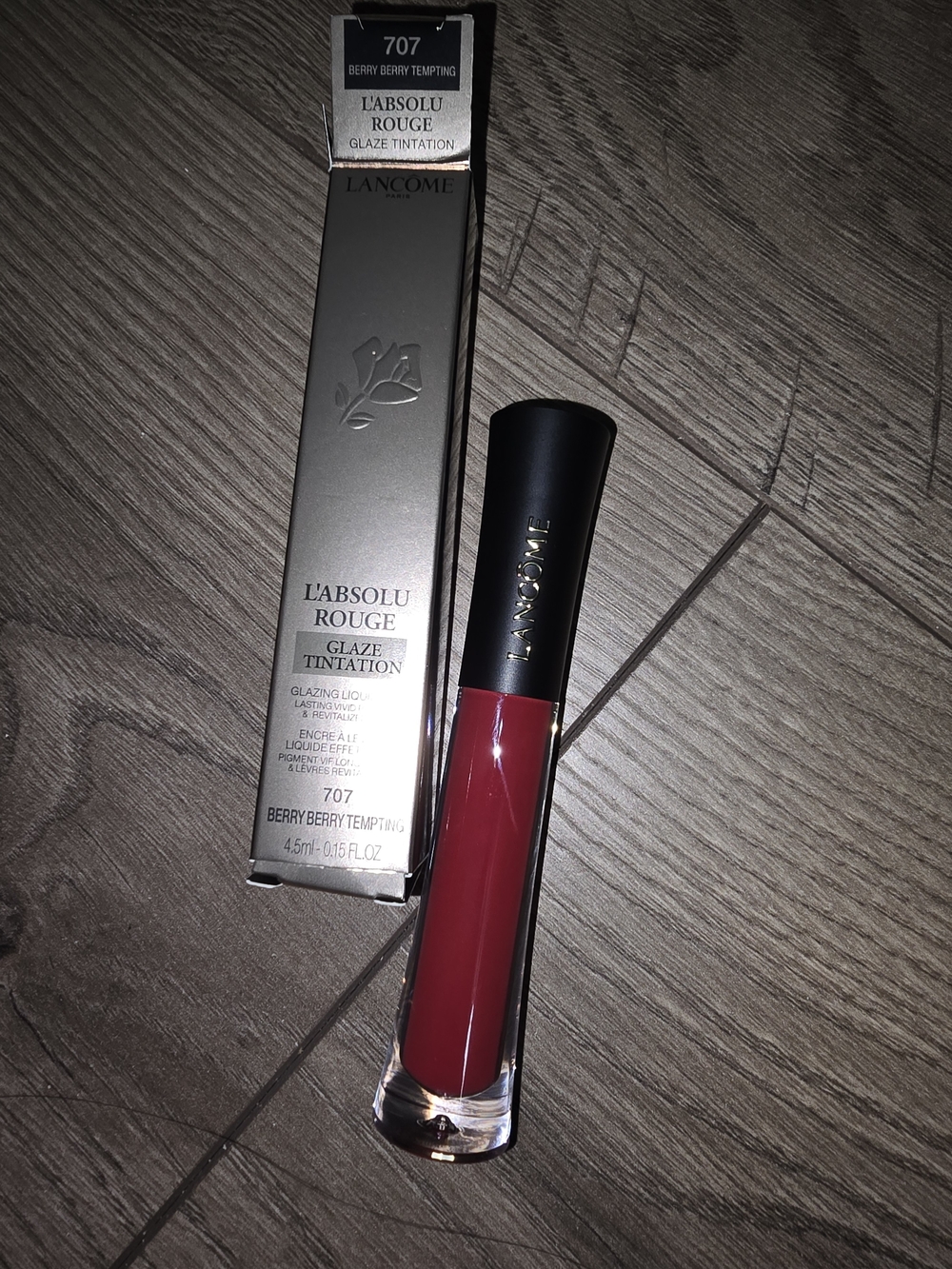 Lancôme L'Absolu Rouge Glaze Tintation - Berry Red (707)